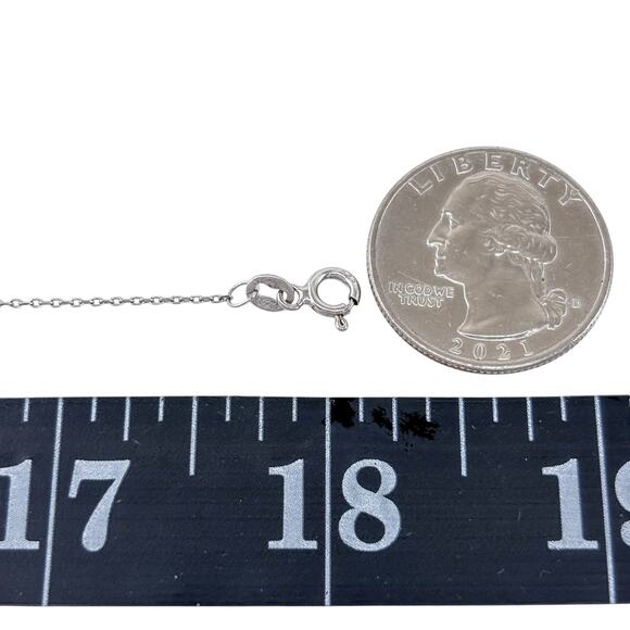 Interlocking Hearts Necklace | Aphrodite's Sterling Silver 925 16”-18” - Picture 3 of 10